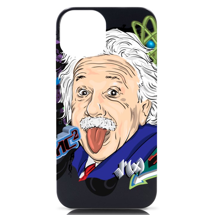 Albert Einstein Physicist iPhone 14 Black UV Print Case