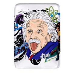 Albert Einstein Physicist Rectangular Glass Fridge Magnet (4 Pack) by Maspions