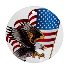 American Eagle Clip Art Ornament (round) by Maspions