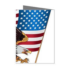 American Eagle Clip Art Mini Greeting Cards (pkg Of 8) by Maspions