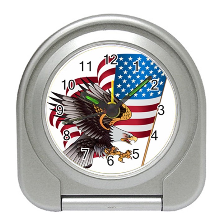 American Eagle Clip Art Travel Alarm Clock