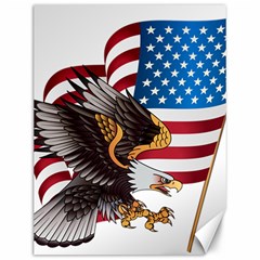 American Eagle Clip Art Canvas 12  X 16 