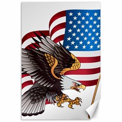 American Eagle Clip Art Canvas 24  X 36  by Maspions