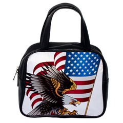 American Eagle Clip Art Classic Handbag (one Side) by Maspions