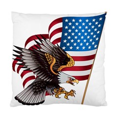 American Eagle Clip Art Standard Cushion Case (one Side)