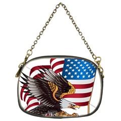 American Eagle Clip Art Chain Purse (two Sides)