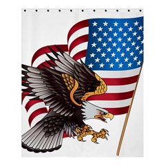 American Eagle Clip Art Shower Curtain 60  X 72  (medium)  by Maspions