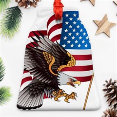 American Eagle Clip Art Ornament (bell) by Maspions