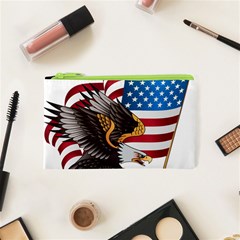 American Eagle Clip Art Cosmetic Bag (xs) by Maspions