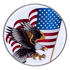 American Eagle Clip Art Wireless Fast Charger(white) by Maspions