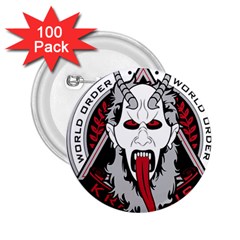 Krampus 2 25  Buttons (100 Pack)  by Maspions