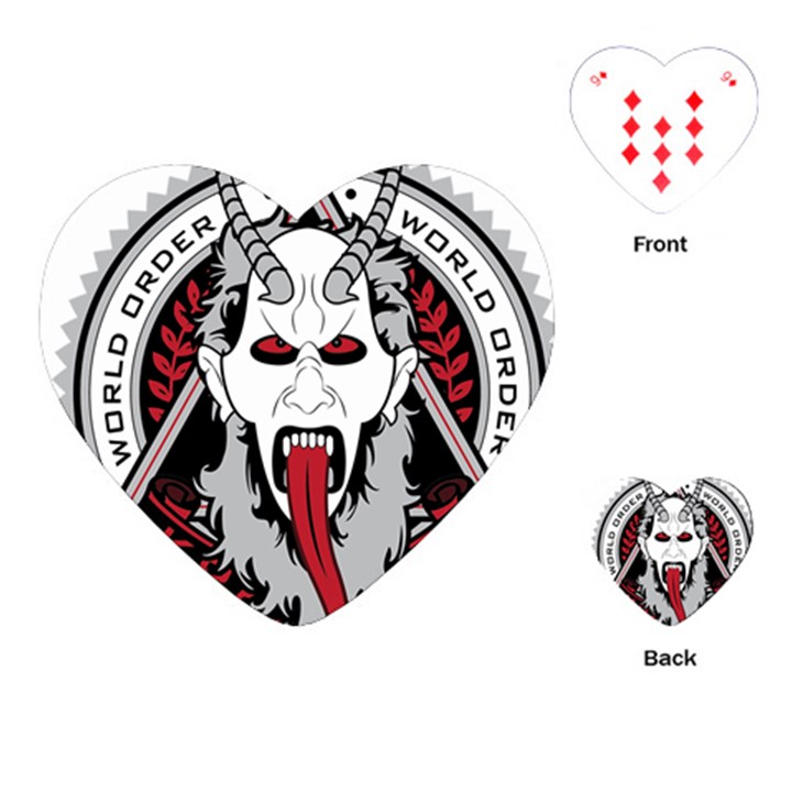 Krampus Playing Cards Single Design (Heart)