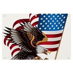 American Eagle Clip Art Banner And Sign 6  X 4  by Maspions