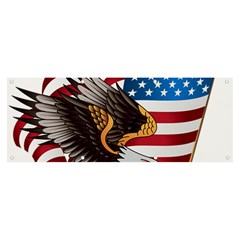 American Eagle Clip Art Banner And Sign 8  X 3  by Maspions