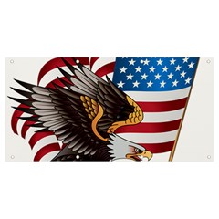 American Eagle Clip Art Banner And Sign 8  X 4  by Maspions