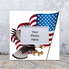 American Eagle Clip Art White Box Photo Frame 4  X 6  by Maspions