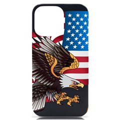 American Eagle Clip Art Iphone 14 Pro Max Black Uv Print Case by Maspions