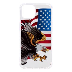 American Eagle Clip Art Iphone 13 Tpu Uv Print Case by Maspions