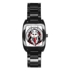 Krampus Stainless Steel Barrel Watch by Maspions