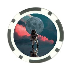 Astronaut Moon Space Nasa Planet Poker Chip Card Guard