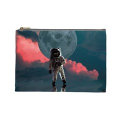 Astronaut Moon Space Nasa Planet Cosmetic Bag (large)