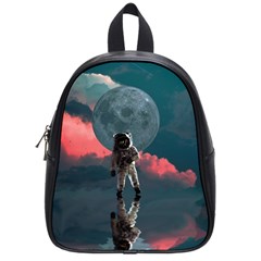 Astronaut Moon Space Nasa Planet School Bag (small)