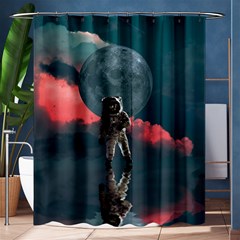 Astronaut Moon Space Nasa Planet Shower Curtain 60  X 72  (medium) 