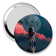 Astronaut Moon Space Nasa Planet 3  Handbag Mirrors