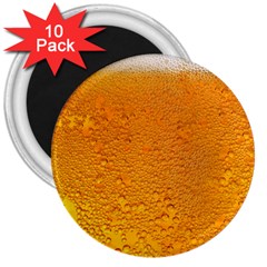 Beer Bubbles Pattern 3  Magnets (10 Pack) 