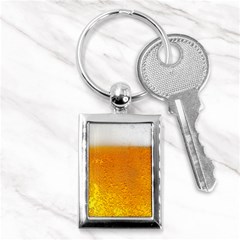 Beer Bubbles Pattern Key Chain (rectangle) by Maspions