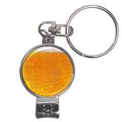 Beer Bubbles Pattern Nail Clippers Key Chain