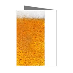 Beer Bubbles Pattern Mini Greeting Cards (pkg Of 8)