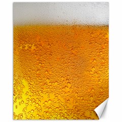 Beer Bubbles Pattern Canvas 11  X 14 