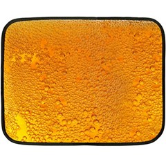 Beer Bubbles Pattern Fleece Blanket (mini)