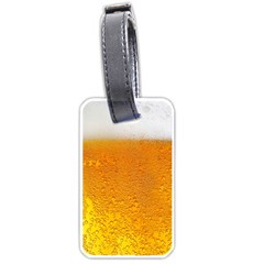 Beer Bubbles Pattern Luggage Tag (one Side) by Maspions