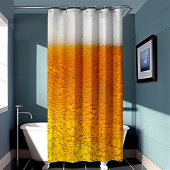 Beer Bubbles Pattern Shower Curtain 36  X 72  (stall) 