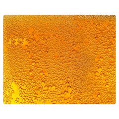 Beer Bubbles Pattern Two Sides Premium Plush Fleece Blanket (medium)