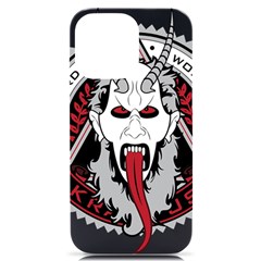 Krampus Iphone 14 Pro Max Black Uv Print Case by Maspions