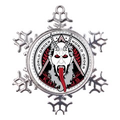 Krampus Metal Large Snowflake Ornament by Maspions