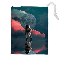 Astronaut Moon Space Nasa Planet Drawstring Pouch (4xl)