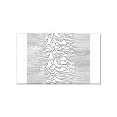 Joy Division Unknown Pleasures Sticker Rectangular (10 Pack) by Maspions