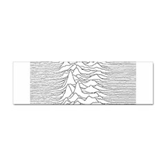 Joy Division Unknown Pleasures Sticker Bumper (100 Pack) by Maspions