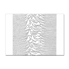 Joy Division Unknown Pleasures Sticker A4 (10 Pack) by Maspions