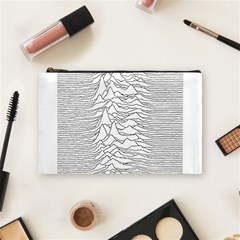 Joy Division Unknown Pleasures Cosmetic Bag (medium) by Maspions