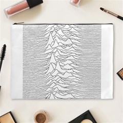 Joy Division Unknown Pleasures Cosmetic Bag (xl) by Maspions