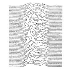 Joy Division Unknown Pleasures Play Mat (rectangle)