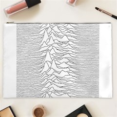 Joy Division Unknown Pleasures Cosmetic Bag (xxl) by Maspions