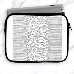 Joy Division Unknown Pleasures Apple Ipad 2/3/4 Zipper Cases by Maspions