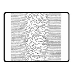 Joy Division Unknown Pleasures Two Sides Fleece Blanket (small)