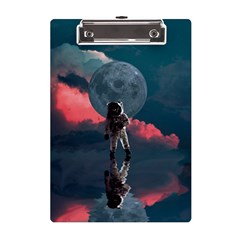 Astronaut Moon Space Nasa Planet A5 Acrylic Clipboard by Maspions